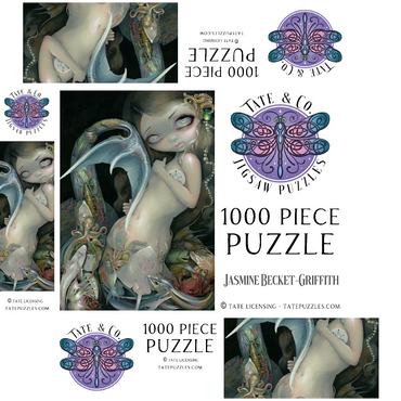 Arcimboldo Mermaid 1000 Jigsaw Puzzle box 3D Modell