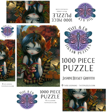Autumn 1000 Jigsaw Puzzle box 3D Modell
