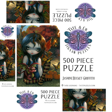 Autumn 500 Jigsaw Puzzle box 3D Modell