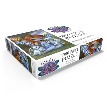 Blue Willow Dragonlings 1000 Jigsaw Puzzle box view1