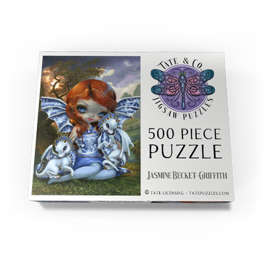 Blue Willow Dragonlings 500 Jigsaw Puzzle box view3