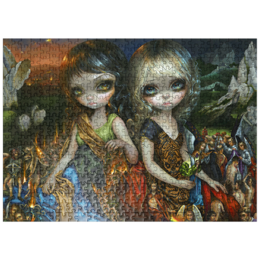 puzzleplate Dress of Sinners, Dress of Saints 500 Jigsaw Puzzle