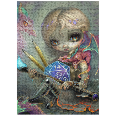 puzzleplate Chasing Dragons 500 Jigsaw Puzzle