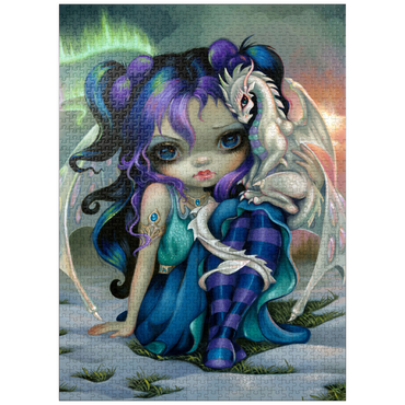 puzzleplate Frost Dragonling 1000 Jigsaw Puzzle