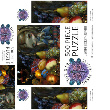 Fruit Dragonling 500 Jigsaw Puzzle box 3D Modell