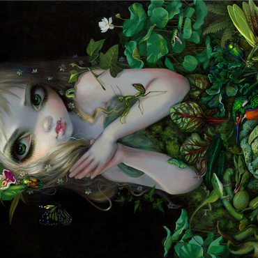 Green Goddess 1000 Jigsaw Puzzle 3D Modell