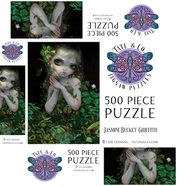 Green Goddess 500 Jigsaw Puzzle box 3D Modell