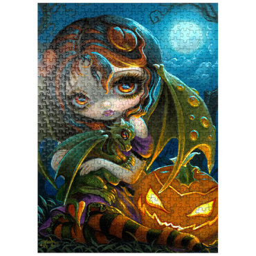 puzzleplate Halloween Dragonling 500 Jigsaw Puzzle