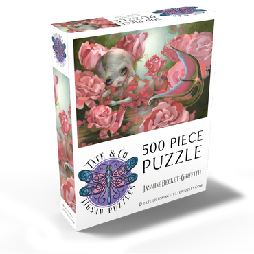 Mermaid with Roses 500 Jigsaw Puzzle box view2