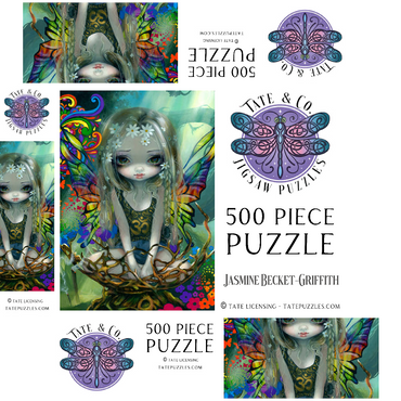 Paisley 500 Jigsaw Puzzle box 3D Modell