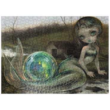 puzzleplate Prairie Mermaid 500 Jigsaw Puzzle
