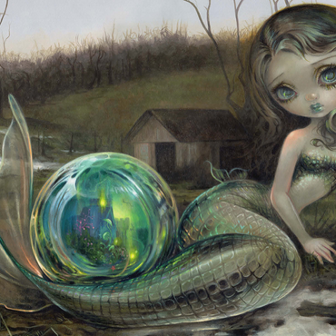 Prairie Mermaid 500 Jigsaw Puzzle 3D Modell