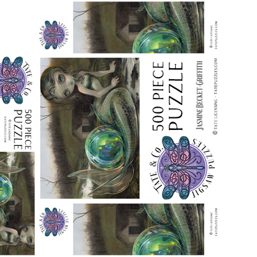 Prairie Mermaid 500 Jigsaw Puzzle box 3D Modell