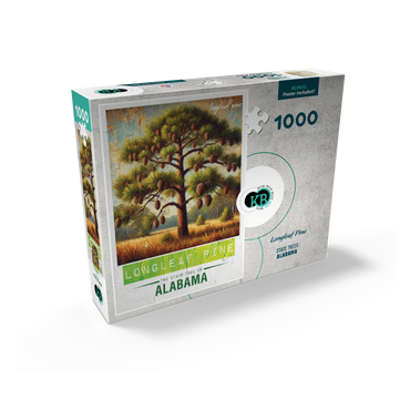 State Trees Series: Alabama, Longleaf Pine 1000 Jigsaw Puzzle box view2