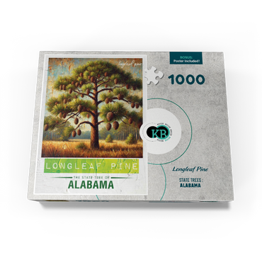 State Trees Series: Alabama, Longleaf Pine 1000 Jigsaw Puzzle box view3