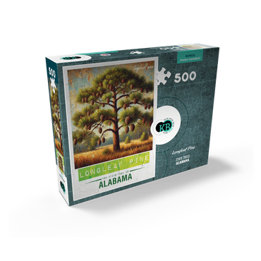State Trees Series: Alabama, Longleaf Pine 500 Jigsaw Puzzle box view2