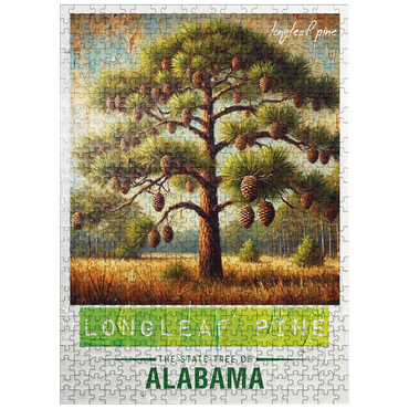 puzzleplate State Trees Series: Alabama, Longleaf Pine 500 Jigsaw Puzzle
