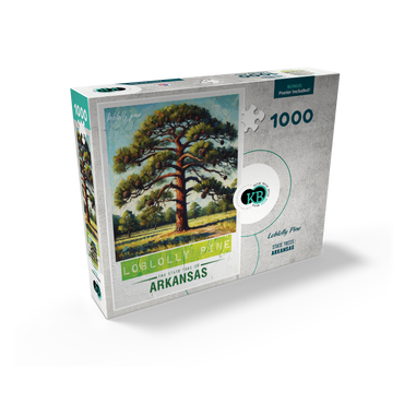 State Trees Series: Arkansas, Loblolly Pine 1000 Jigsaw Puzzle box view2