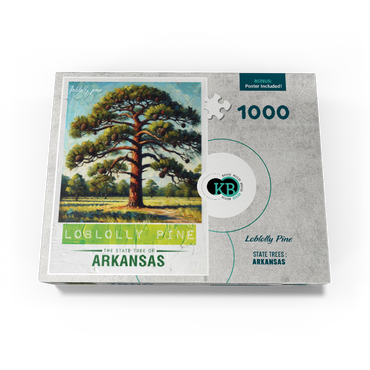 State Trees Series: Arkansas, Loblolly Pine 1000 Jigsaw Puzzle box view3
