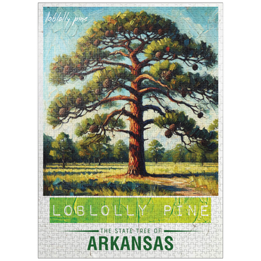 puzzleplate State Trees Series: Arkansas, Loblolly Pine 1000 Jigsaw Puzzle
