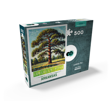 State Trees Series: Arkansas, Loblolly Pine 500 Jigsaw Puzzle box view2