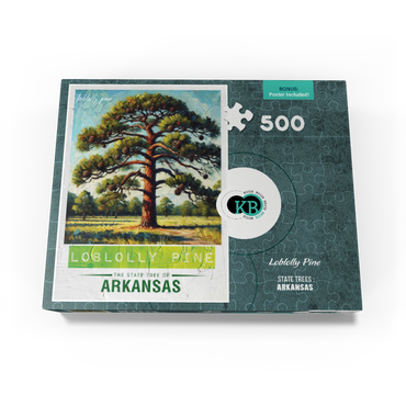 State Trees Series: Arkansas, Loblolly Pine 500 Jigsaw Puzzle box view3