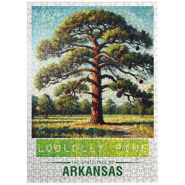 puzzleplate State Trees Series: Arkansas, Loblolly Pine 500 Jigsaw Puzzle