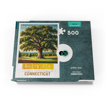 State Trees Series: Connecticut, White Oak 500 Jigsaw Puzzle box view3