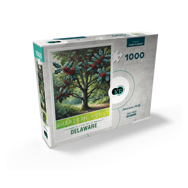 State Trees Series: Delaware, American Holly 1000 Jigsaw Puzzle box view2