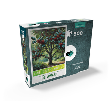 State Trees Series: Delaware, American Holly 500 Jigsaw Puzzle box view2