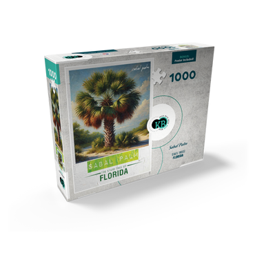 State Trees Series: Florida, Sabal Palm 1000 Jigsaw Puzzle box view2