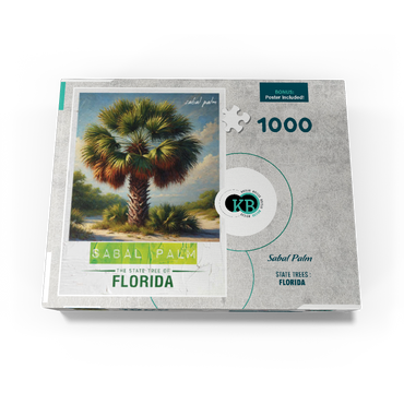 State Trees Series: Florida, Sabal Palm 1000 Jigsaw Puzzle box view3