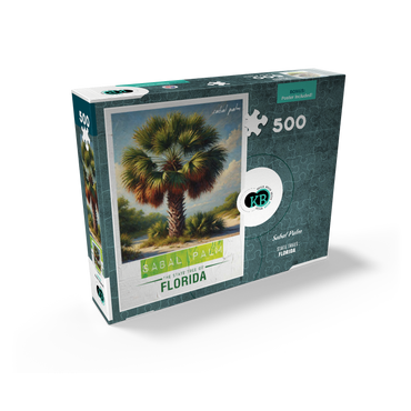 State Trees Series: Florida, Sabal Palm 500 Jigsaw Puzzle box view2