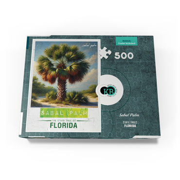 State Trees Series: Florida, Sabal Palm 500 Jigsaw Puzzle box view3