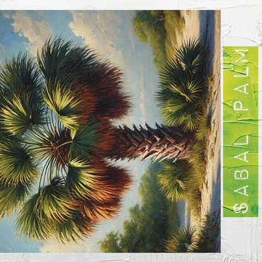 State Trees Series: Florida, Sabal Palm 500 Jigsaw Puzzle 3D Modell