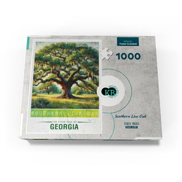 State Trees Series: Georgia, Southern Live Oak 1000 Jigsaw Puzzle box view3