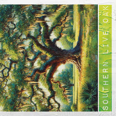 State Trees Series: Georgia, Southern Live Oak 1000 Jigsaw Puzzle 3D Modell