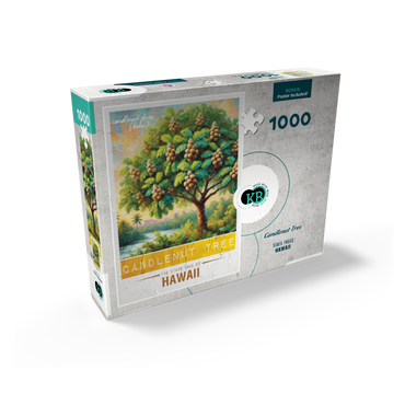 State Trees Series: Hawaii, Candlenut Tree 1000 Jigsaw Puzzle box view2
