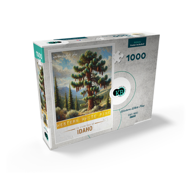 State Trees Series: Idaho, Western White Pine 1000 Jigsaw Puzzle box view2