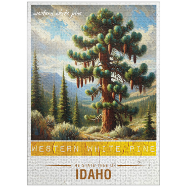 puzzleplate State Trees Series: Idaho, Western White Pine 1000 Jigsaw Puzzle