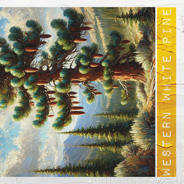 State Trees Series: Idaho, Western White Pine 1000 Jigsaw Puzzle 3D Modell