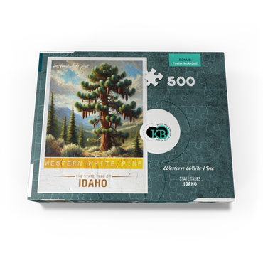 State Trees Series: Idaho, Western White Pine 500 Jigsaw Puzzle box view3