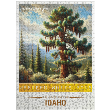 puzzleplate State Trees Series: Idaho, Western White Pine 500 Jigsaw Puzzle