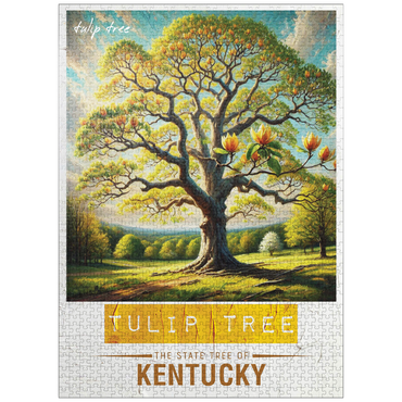 puzzleplate State Trees Series: Kentucky, Tulip Tree 1000 Jigsaw Puzzle