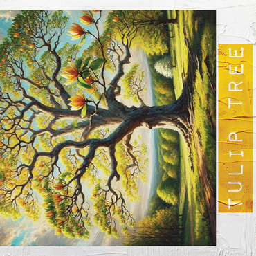 State Trees Series: Kentucky, Tulip Tree 1000 Jigsaw Puzzle 3D Modell