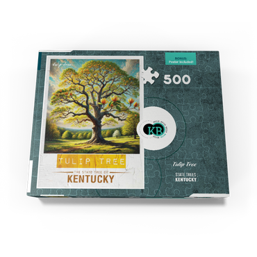 State Trees Series: Kentucky, Tulip Tree 500 Jigsaw Puzzle box view3