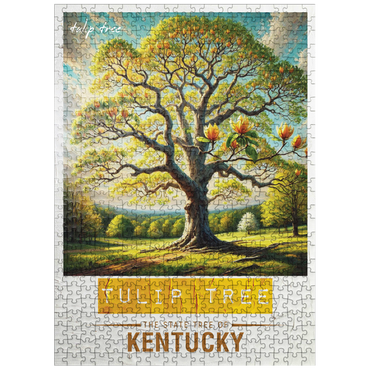 puzzleplate State Trees Series: Kentucky, Tulip Tree 500 Jigsaw Puzzle