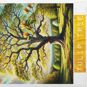 State Trees Series: Kentucky, Tulip Tree 500 Jigsaw Puzzle 3D Modell