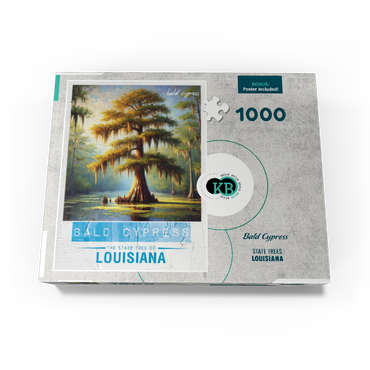 State Trees Series: Louisiana, Bald Cypress 1000 Jigsaw Puzzle box view3