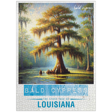 puzzleplate State Trees Series: Louisiana, Bald Cypress 1000 Jigsaw Puzzle